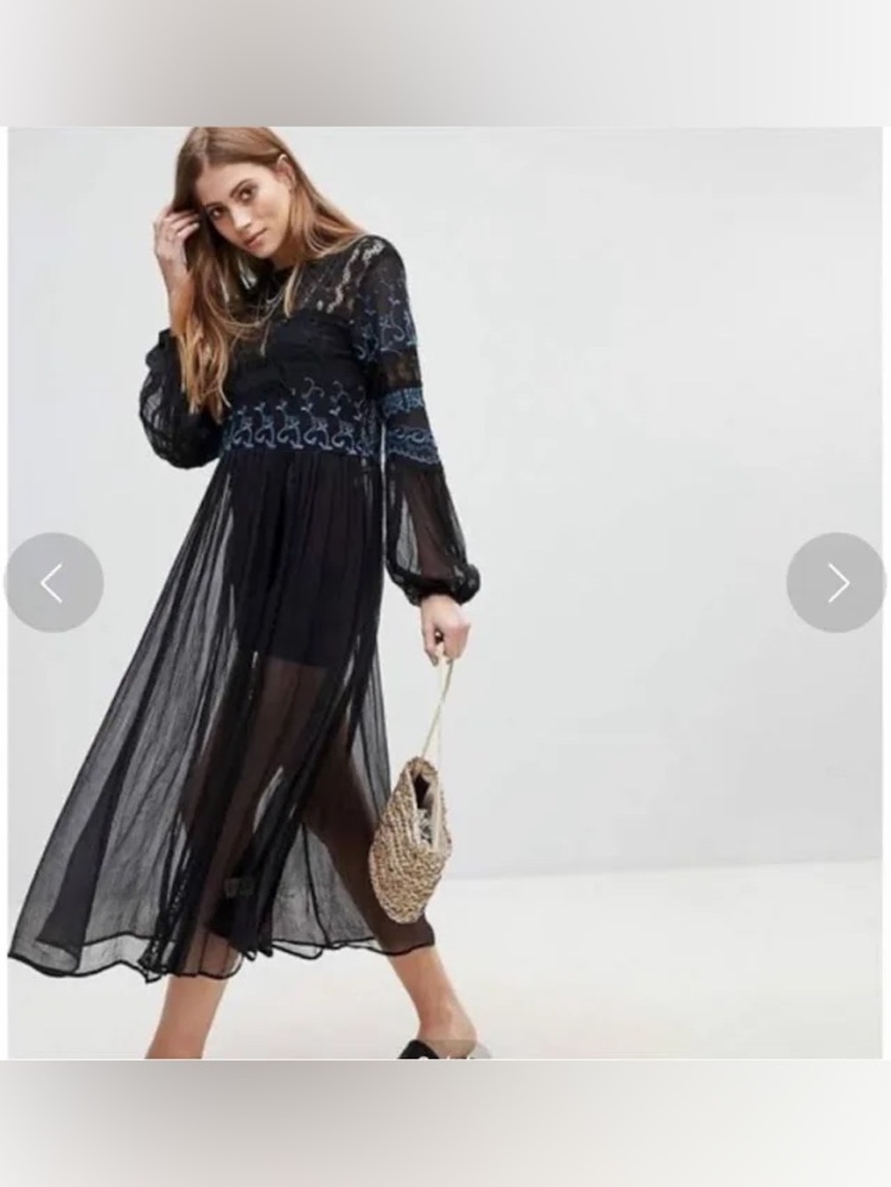 Free People Sweet Sunny Days Tunic Dress M
